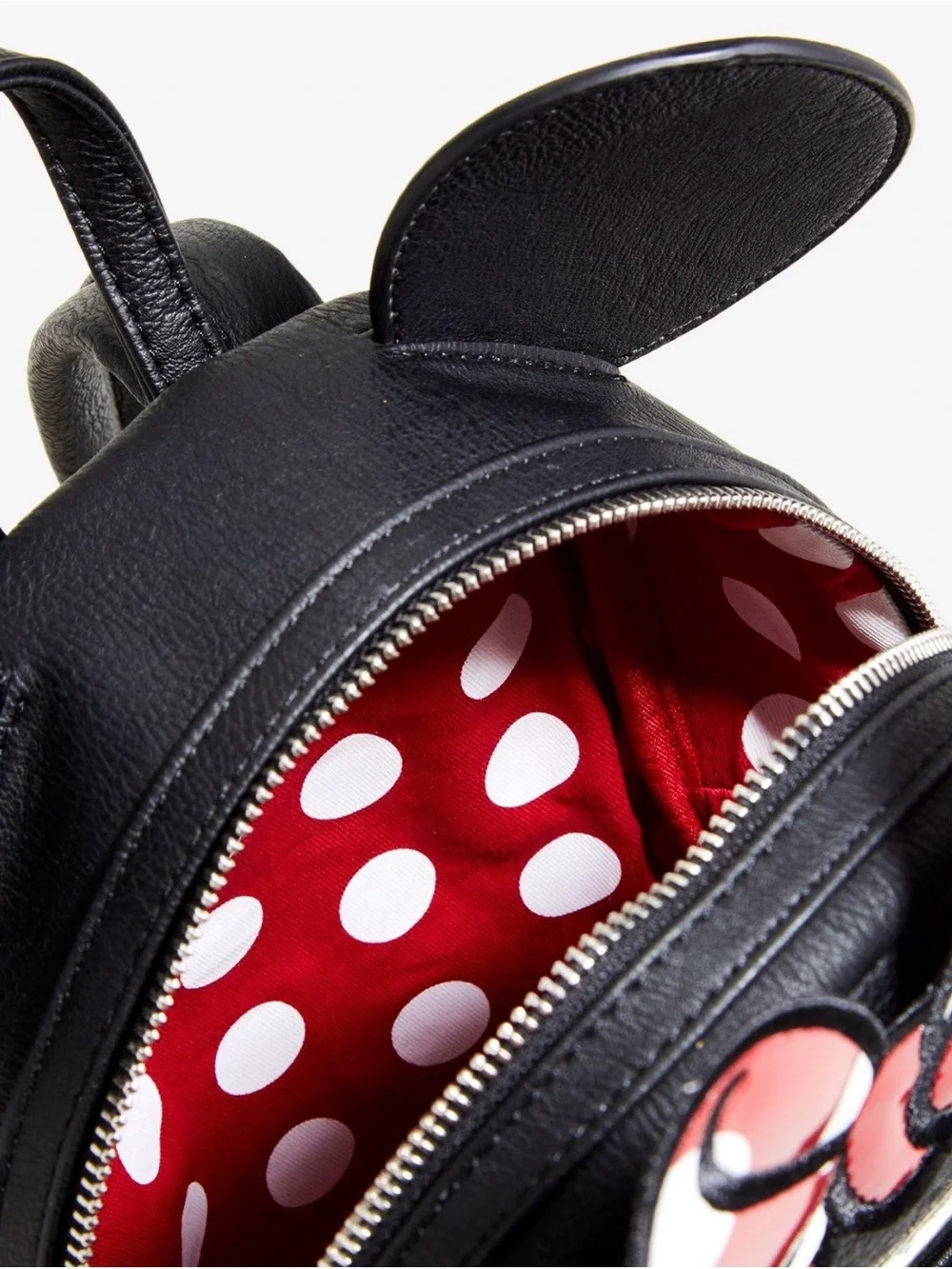 New Loungefly Disney Minnie Mouse Bow Ears Mini Backpack